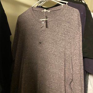 Brand New Purple triblend long sleeve